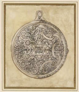 Conception pour un pendentif circulaire, 16ème siècle - Etienne Delaune